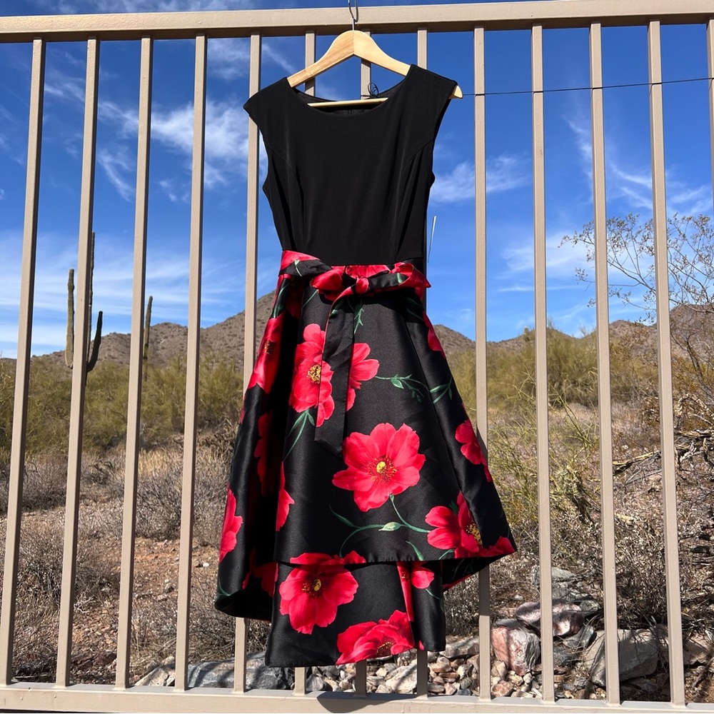 ⬇️💲Alexa B Nites NWT Sleeveless Women’s Dress  8 Color Black W/Reddish Family